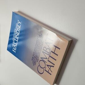 Hal Lindsey Combat Faith Hardcover Book NEW